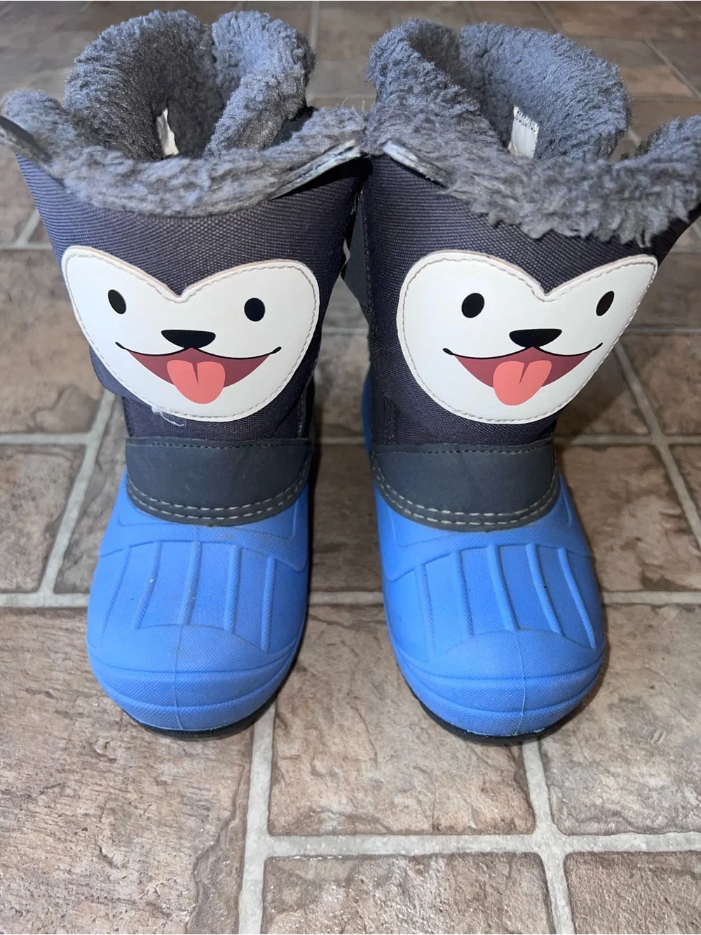 Kids sz 11 Blue Husky Snow Boots